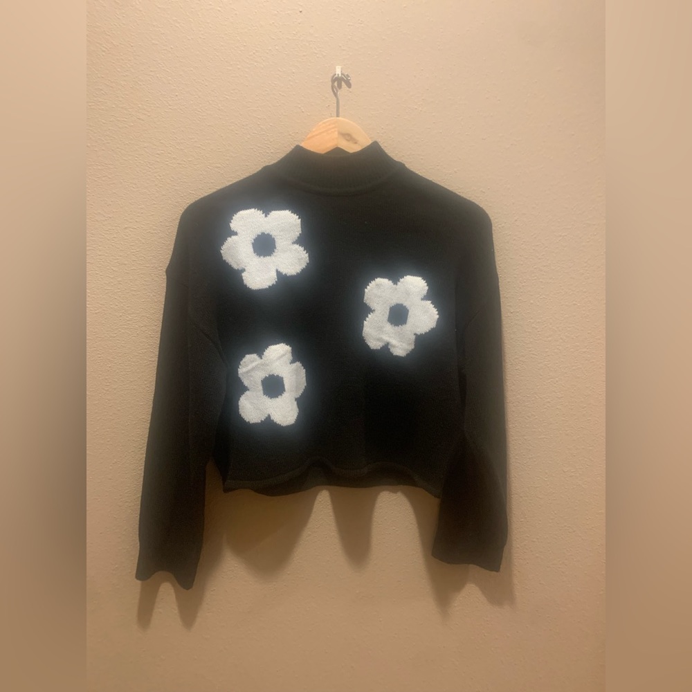 Divided womens sweater